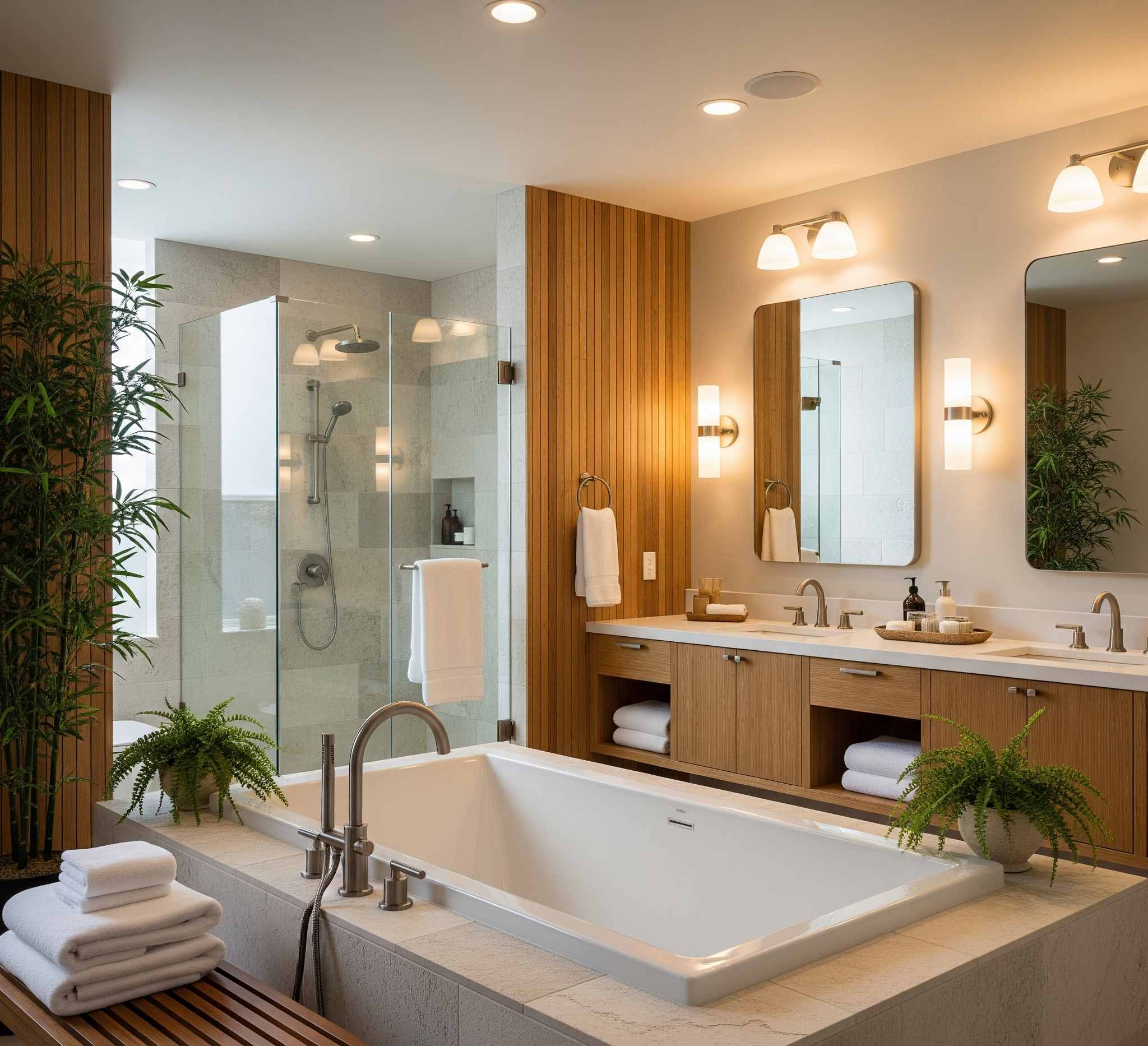 Spa-Inspired Bathroom
